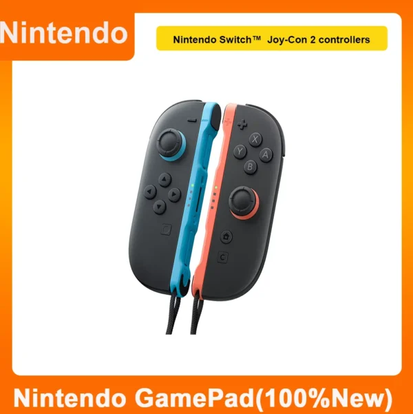 Nintendo Switch2 Joy-Con 2 (L)/(R) Controller Light Blue Light Red Officially Licensed Remote for Gaming