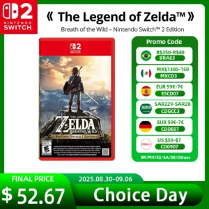 Nintendo Switch 2 The Legend of Zelda: Breath of the Wild Juegos Games Deals 100% Official Physical Game Card Action Genre Game