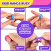 S25e213ed68134597b81f0a3c93bcda33x.webp 12/6/5PCS EDC Fidget Toys for Kids Adults Silicone Sensory Stone Antistress Ring Sensory Bracelets for Autism Stress Relief Toy