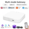 Tuya WiFi Smart Wireless Multi Mode Gateway ZigBee Bluetooth Gateway Hub Smart Life Voice Control Works with Alexa Google Home