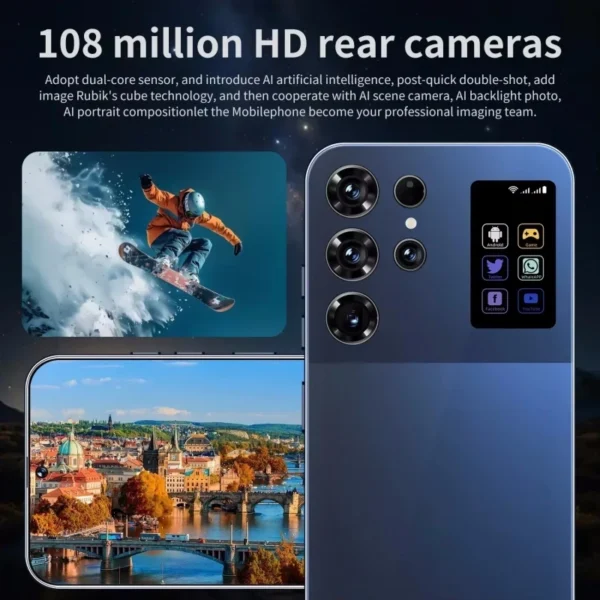 2025 NEW S26 Ultra Smartphone Original 7.3 Inch Celulares Android Moblie Phones Unlocked 5G Dual Sim Global Version CellPhones