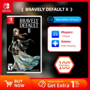 Nintendo Switch Game Deals - Bravely Default 2 - games Cartridge Physical Card
