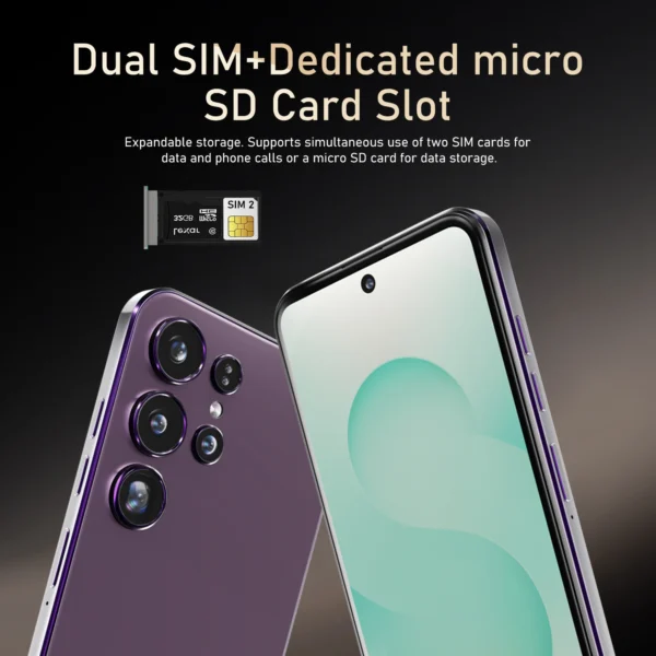 FUFFI 6.56 Inch Smartphone, 4G Network Dual SIM Phone, Android 10.0 Phone with 32GB ROM, Quad Core Processor, 2+2MP Pixels Phone