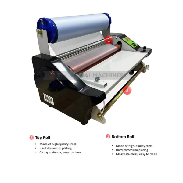A3 UV DTF printer laminator, transfer A film to B film hot and cold laminator, roller laminating machine, Panas Dingin laminator