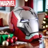 New Marvel Electric Iron Man 1:1 Mk50 Mk5 Helmet Voice Control Eyes With Light Model Toys Adult Technology Wearable Xmas Gift