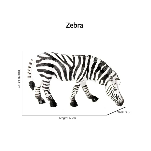 Zebra figure Baby zebra miniature Plastic Model Toy Horses Action Figure Jungle Animal Figurines Children Toys Games Kids Gifts