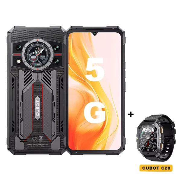 Cubot KingKong 11 Rugged 5G Smartphone 10200mAh Battery Dimensity 7025 32GB RAM(16+16) 256GB ROM 108MP Camera Android 15 NFC