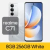 realme C71 Smartphone 6300mAh Battery 45W SUPERVOOC Charge 50MP AI Camera 120Hz Display IP64 AI Engine 256GB NFC Russian Version