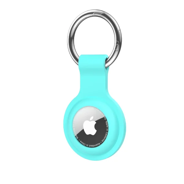 Silicone Case for Airtag Air Tag Dog Cat Pet Collar Keys Tracker Protective Full Cover Waterproof Anti-lost Keychain Holder