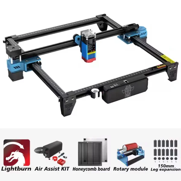 TwoTrees TTS-55 PRO/TTS-10 PRO Laser Engraver With Wifi 600x600mm 40W/80W Laser Engraving Machine 445±5nm Blue Light CNC Machine