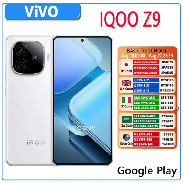 S31f9fb44100445618a2dc80b0fa036cdj.webp IQOO Z9 5G Snapdragon 7 Gen 3 Octa Core Smartphone 6.78" 144Hz AMOLED Screen 50MP Camera 6000 mAh Battery 80W Fast Charger