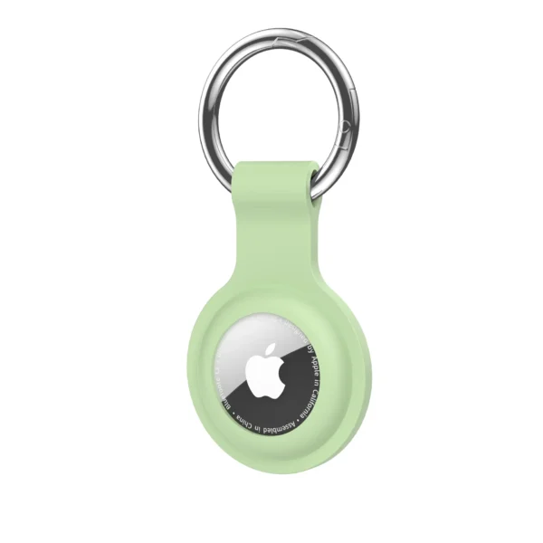Silicone Case for Airtag Air Tag Dog Cat Pet Collar Keys Tracker Protective Full Cover Waterproof Anti-lost Keychain Holder