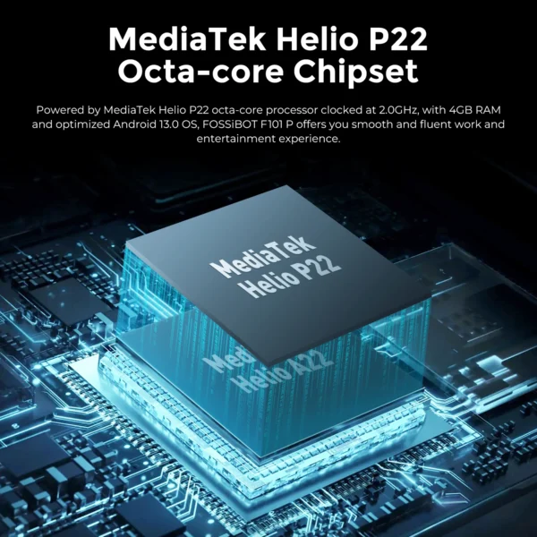 FOSSiBOT F101 P Octa Core Rugged 10600mAh 4GB 64GB Cellphone 24MP Camera 5.45" HD Screen IP68 Waterproof Mobile Phone Global