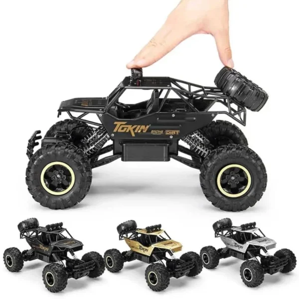 RC Off Road Cars 1:12/16 4WD 20KM/H High-Speed Remote Control Car 2.4G with LED Lights Monster Truck Ideal Outdoor Vehicle Gifts