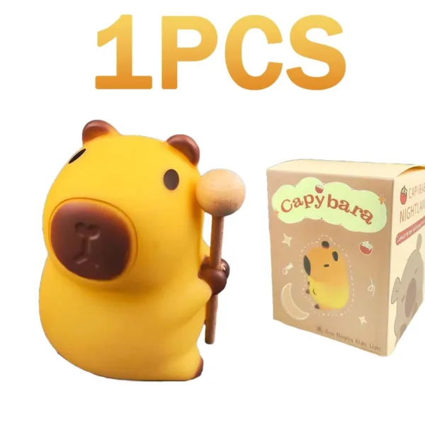 S38bbc0a07fdd44dbb63da001cedeec99L.webp 2025 New Hot selling cute cartoon Capybara night light, cute style light, soft and glowing bedside companion, children's gift