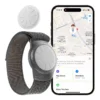 GPS Tracker for Kids (iOS only)Teen,Special Needs, Elderly,Real-Time Kids Tracker Watch Band Works with Find My (iOS Only) APP