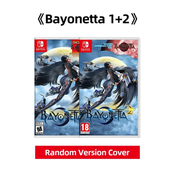 Nintendo Switch Game - Bayonetta 1 and Bayonetta 2 - 100% Original Game Carridge Physical Card for Switch Oled Lite