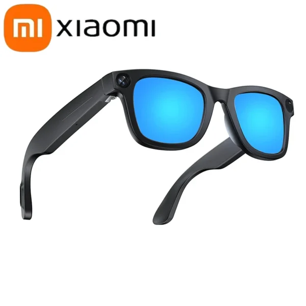 S3cffdd2c7b684fc4b1cc4d559823b840S.webp Xiaomi AI Smart Camera Glasses 6K HD With Long-lasting Battery Voice Assistant Control Calling Music Outdoor Photo-grey Glasses