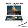 Dual Screen Laptop 10.9*2 Inch Touch Screen Notebook Intel i3 1215U N100 WIFI6 2 in 1 Laptop Tablet Portable Business Computer
