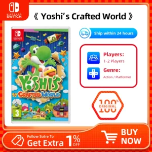 Nintendo Switch- Yoshi s Crafted World - Stander Edition - Genre Action Platformer 5.6 GB Nintendo Games