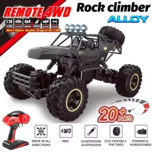 1:12/16 Remote Control Car RC Cars All Terrain Monster Truck Outdoor 4WD Off Road Hobby RC Truck 20Km/h Fast RC Car Toy Gift Kid