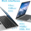 S43299d5dcb91464ea563cc5646a44b1dr-1.webp 13.3 Inch Windows 10 Laptops Computer EZbook S5 12GB LPDDR4 RAM 256GB SSD ROM 1080p FHD J4105 CPU with Celeron 4-Core Processor