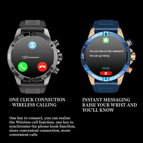 New Men Smart Watch Business AI Voice Assistant Durable Health Monitoring Waterproof Bluetooth Call For Android IOS Smartwatches