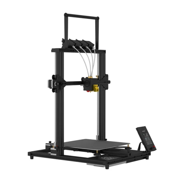 Z8PM4 PRO 3D Printer 300x300x400mm 4 in 1 Out Extruder Mix Color Printing High Accuracy 3D Printer with 4.3in TFT LCD