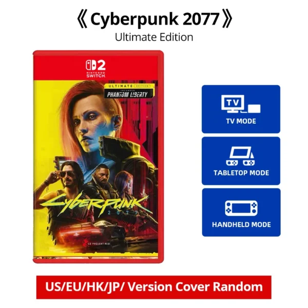 Nintendo Switch 2 Cyberpunk 2077 Ultimate Edition Games Deals 100% Official Physical Game Card Action Genre Game for Switch 2