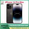 Original Apple iPhone 14 Pro Max 6.7" Face ID 128/256GB ROM 6GB RAM A16 48MP Retina OLED Unlocked 14 pro max Dual eSIM CellPhone