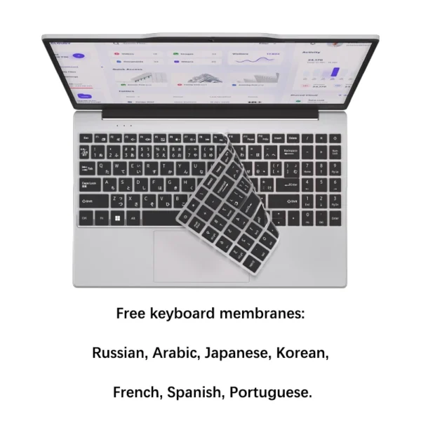 YSJMNPC 14.1 Inch Laptop Intel N5095 IPS 1920*1080 2*DDR4 32GB M.2 SSD PCIE WIFI5 BT4.2 Lightweight Business Computer Notebook