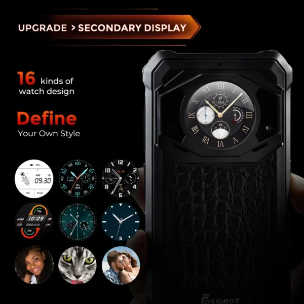 FOSSiBOT F101 PRO 8GB 128GB Smartphone 10600mAh 18W Fast Charge Mobile Phone 24MP 5.45'' HD+ Display Android 13 OS Cellphone