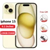 S45a03524359f4c57b5b93bd75f1213d2Q.webp 98% New Original iphone 15 128/256GB 6.1-inch super retina XDR display A16 bionic chip Dual ESIM 4800 million pixels main camera