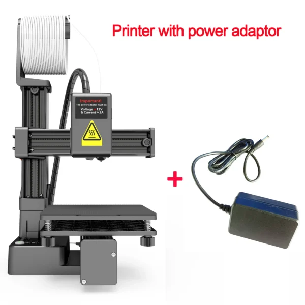 S471c80b95633434fb966fb19ebc84f4f0.webp EasyThreed 3D Printer Entry Level Compatible with PLA TPU 1.75mm Filament include Power Adaptor.