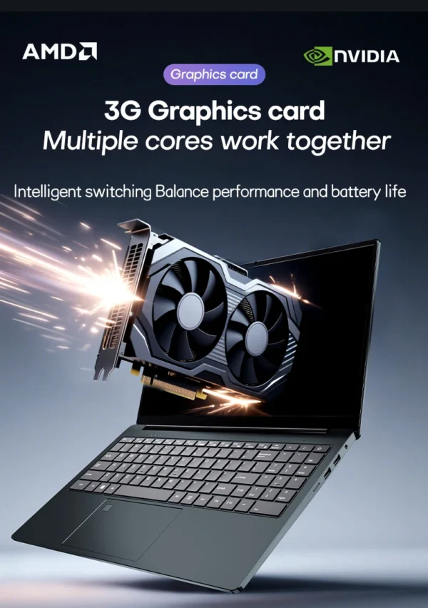 ACEKAMAS 15.6" Gaming Laptop Computer AMD A4-7210 MX350 Discrete Graphics Fingerprint Unlock Notebook PC Windows 11 Pro Laptops