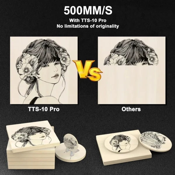 Two Trees TTS-10 PRO CNC Laser Engraver With Wifi Offline Control 10W Laser Engraving Machine for Glass Metal Leather Carving