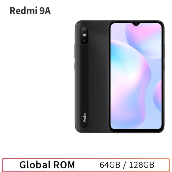 S49aa7e29709349eba01695516d549b0bf.webp Smartphone Xiaomi Redmi 9A Global Rom 4GB/6GB 64GB/128GB 5000mAh 6.53 inch MTK Helio G25 Octa Core 13MP 4G Smartphone used phone