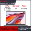Lenovo Laptop Lenovo V14 14″ Screen Intel N4500/I3-1115G4/I5-13420H 8G/16G DDR4 RAM 256GB/512GB/1TB SSD Notabook PC