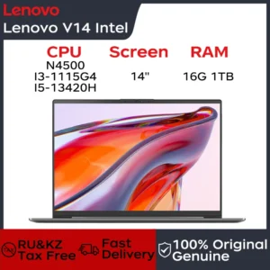 Lenovo Laptop Lenovo V14 14″ Screen Intel N4500/I3-1115G4/I5-13420H 8G/16G DDR4 RAM 256GB/512GB/1TB SSD Notabook PC