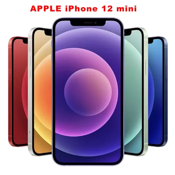 Original Apple iPhone 12 mini 5.4" 4G 5G 64GB/128GB/256GB ROM Dual 12MP A14 Chip IOS LTE Unlocked Smartphone 12MINI Mobile phone