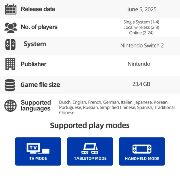 Nintendo Switch 2 Game Deals - Mario Kart World -  Games Adventure Action and RPG Genre Switch 2 Edition