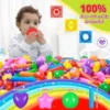 Soft Plastic Balls for Kids Pool Tent Pit Balls Toys BPA Free Various Colorful Ocean Ball Baby Play Children Playground Toy Ball