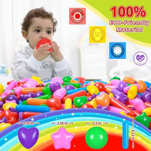 Soft Plastic Balls for Kids Pool Tent Pit Balls Toys BPA Free Various Colorful Ocean Ball Baby Play Children Playground Toy Ball