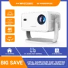 Magcubic 650ANSI L018 Projector Native 1080P Android 11 Auto Focus & Keystone 4K 360° Rotate Wifi6 BT5.2 Airmouse Home Theater