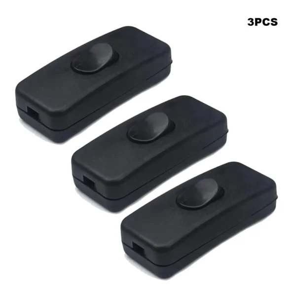 S4f21c423c6c9456aa981519cbe4feed1f.webp 1PCS DIY ON/OFF Inline Switch Black Inline Table Lamp Desk Light Cord Cable Switch 110-250V