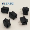 S50f00d7ef52c400e8d81f9b08fe18307n.webp 5Pcs/Lot Black Push Button Mini Switch 6A-10A 110V 250V KCD1 2Pin Snap-in On/Off Rocker Switch 5PCS/Lot 21MM*15MM BLACK