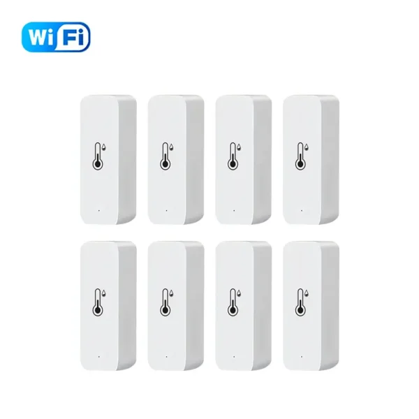 S53c696133a5a4b988db96b518e3e7b76G.webp Tuya Wifi/Zigbee Temperature And Humidity Sensor Indoor Thermometer Smart Life Control For Home Work With Alexa Google Assistant