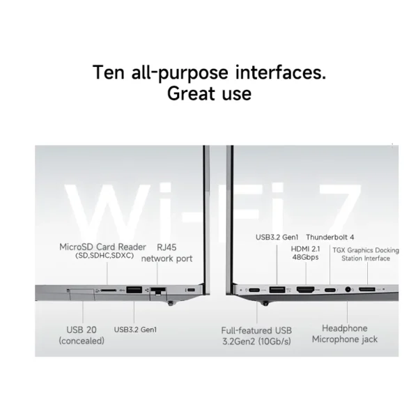 Lenovo Laptop Thinkbook 14+ 2025 Intel Evo 14.5" 3K 120Hz Ultra5 225H/Ultra7 255H/Ultra9 285H 32GB LPDDR5x 1TB SSD Notebook PC