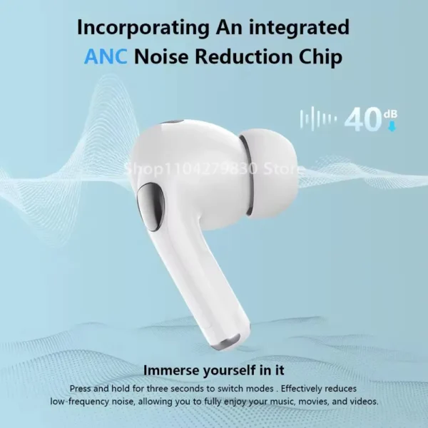 New 2025 Air Pro True Wireless Bluetooth Earphones Headphones HiFi Sound Low Latency Noise Reduction Earbuds for IPhone Android