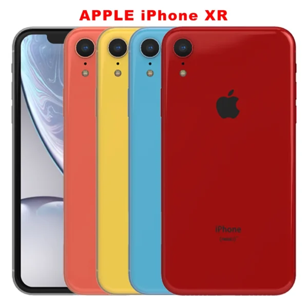 Original Unlocked Apple iPhone XR 4G Mobile 3GB RAM 64GB/128GB/256GB ROM 12MP+7MP 6.1" IPS LCD A12 Bionic Hexa-Core iphone xr